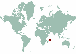 Agalega Islands in world map