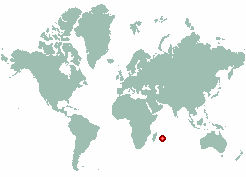 Mauritius in world map
